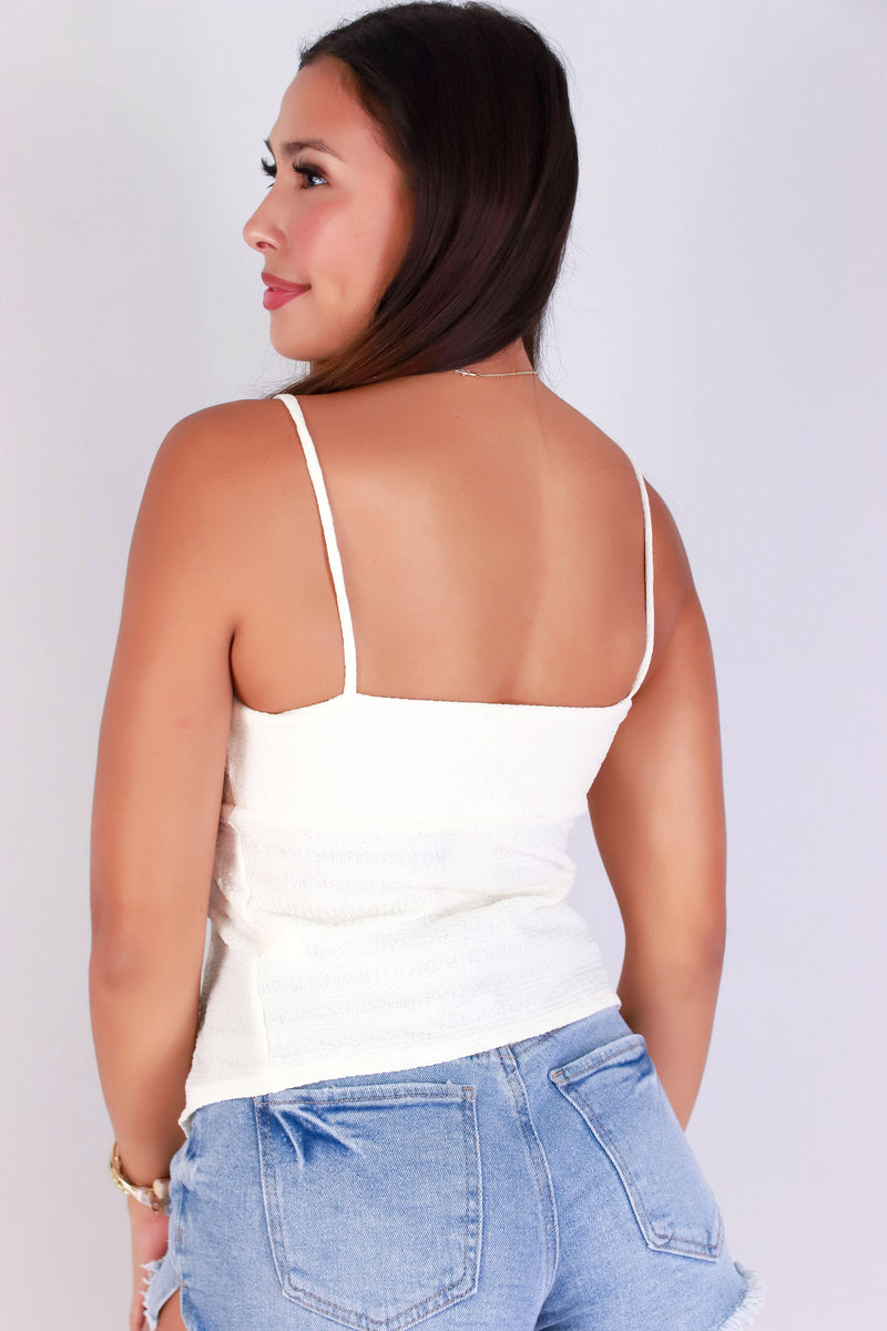 Jeans Warehouse Hawaii - SL CASUAL SOLID - FRONT & FLIRTY TOP | By POPULAR 21