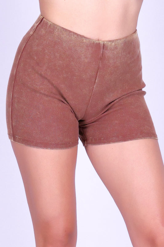 MOTION RIBBED BIKE SHORTS
