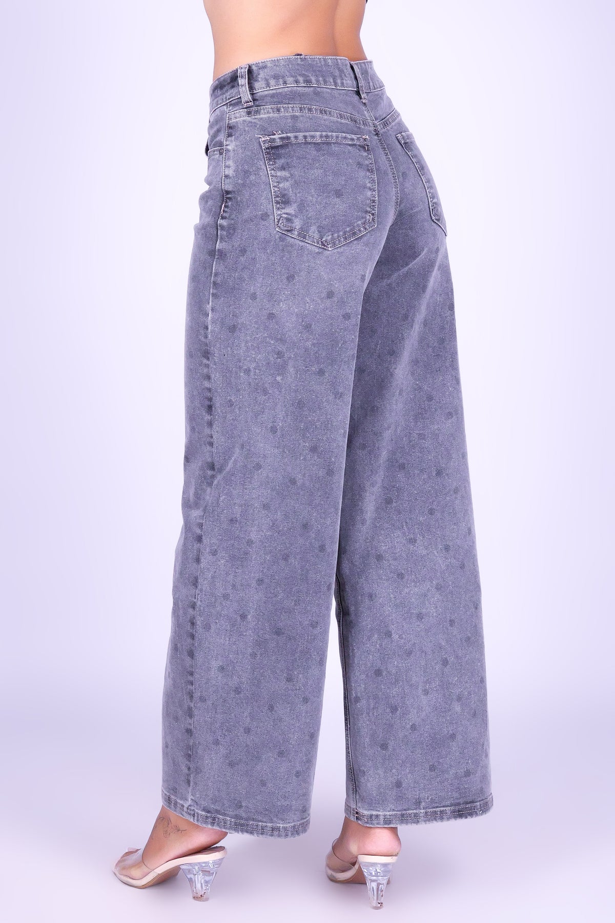 DOTS & DENIM WIDE LEG JEANS