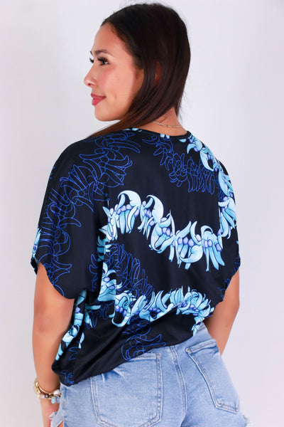 Jeans Warehouse Hawaii - SS PRINT - JADE DOLMAN TOP | By LUZ