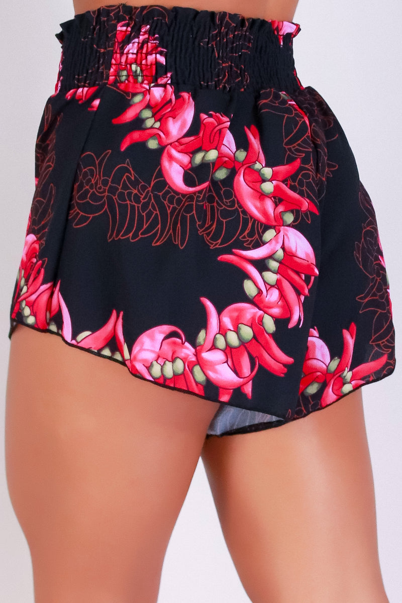 Jeans Warehouse Hawaii - PATTERNED WVN SHORTS - JADE SHORTS | By LUZ
