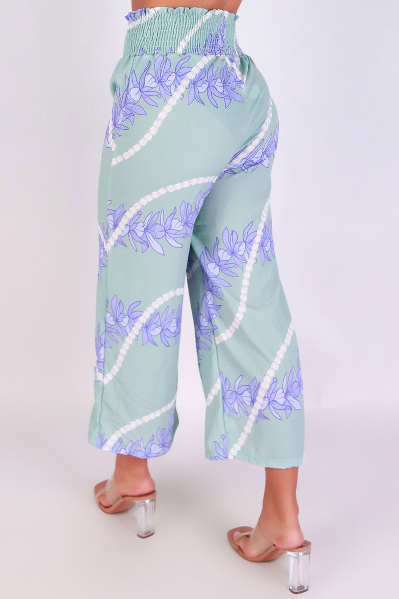 Jeans Warehouse Hawaii - PRINT WOVEN CAPRI&