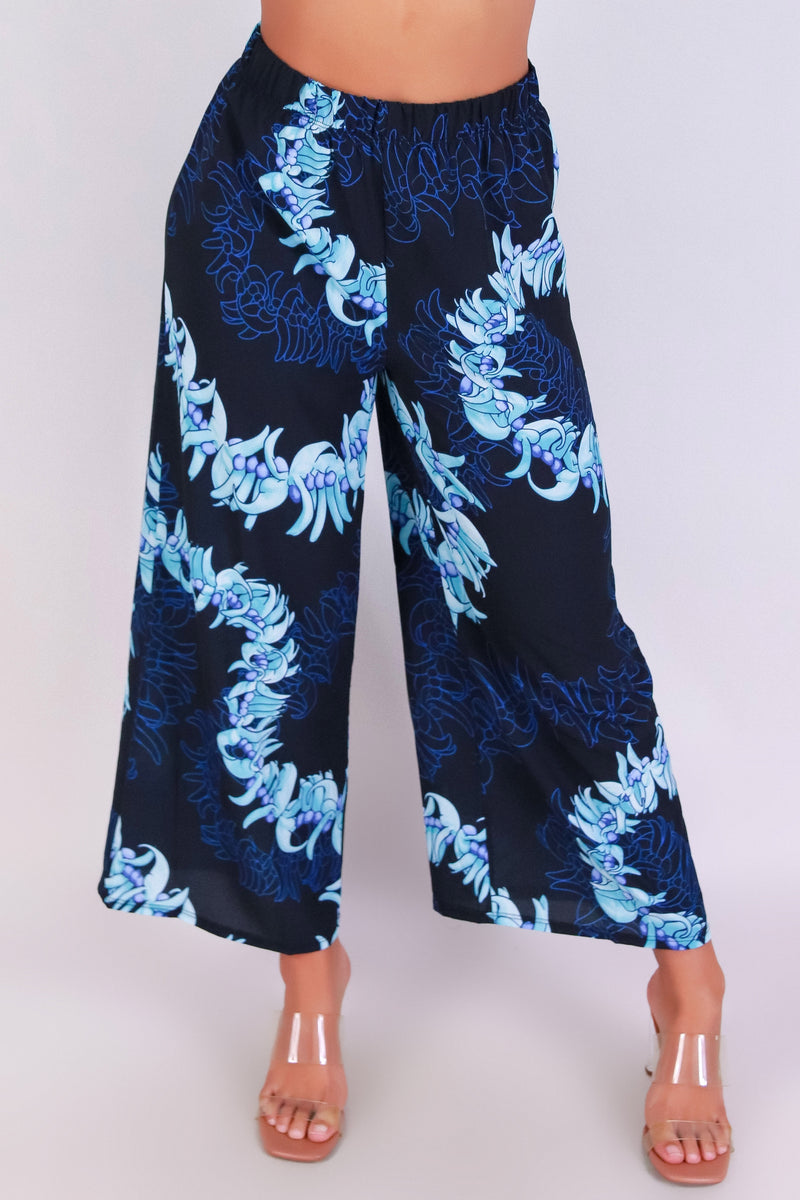 Jeans Warehouse Hawaii - PRINT WOVEN CAPRI&