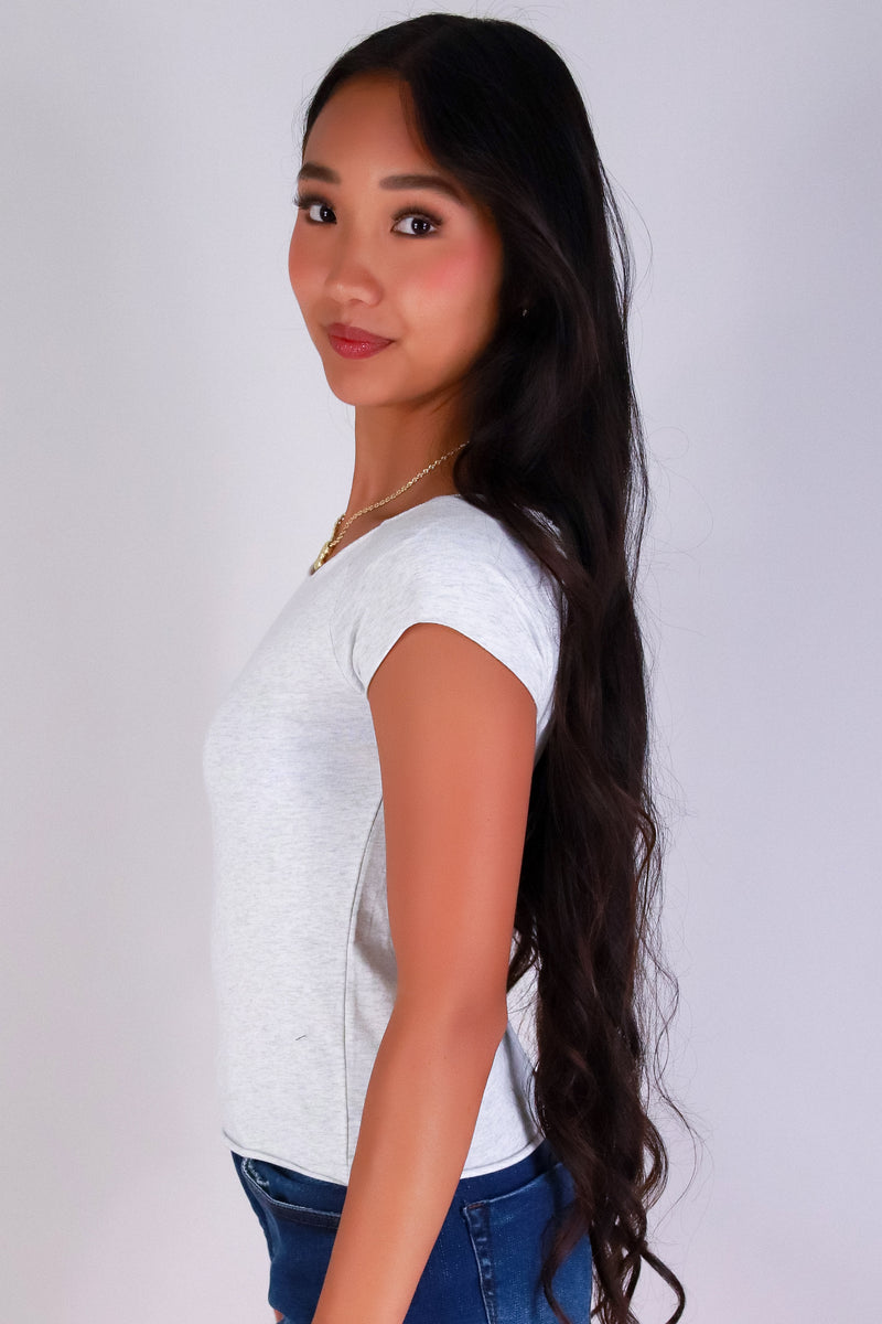 Jeans Warehouse Hawaii - SS CASUAL SOLID - SWEETLY OFF THE SHOULDER TOP | By CRESCITA APPAREL/SHINE I