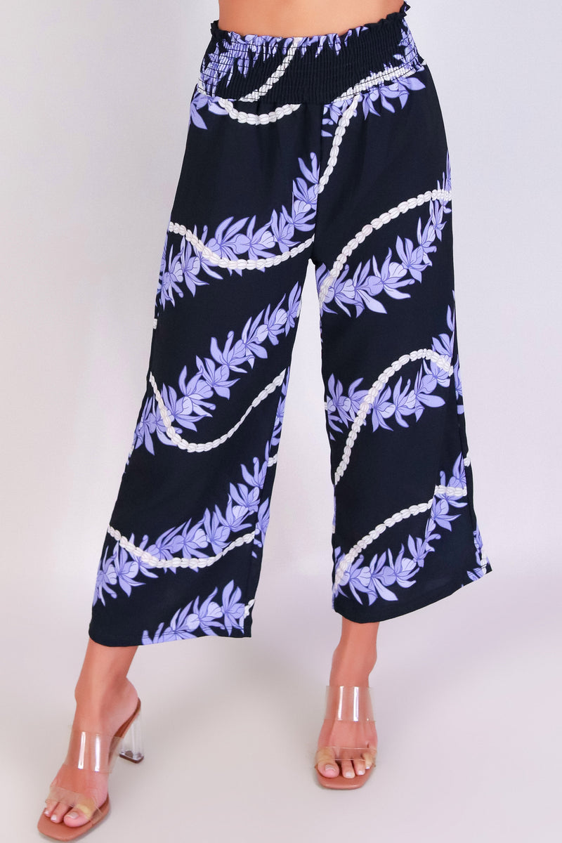 Jeans Warehouse Hawaii - PRINT WOVEN CAPRI&
