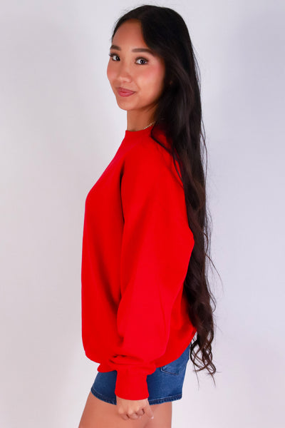 Jeans Warehouse Hawaii - SOLID LONG SLV TOPS - BOYFRIEND SWEATER | By REFLEX