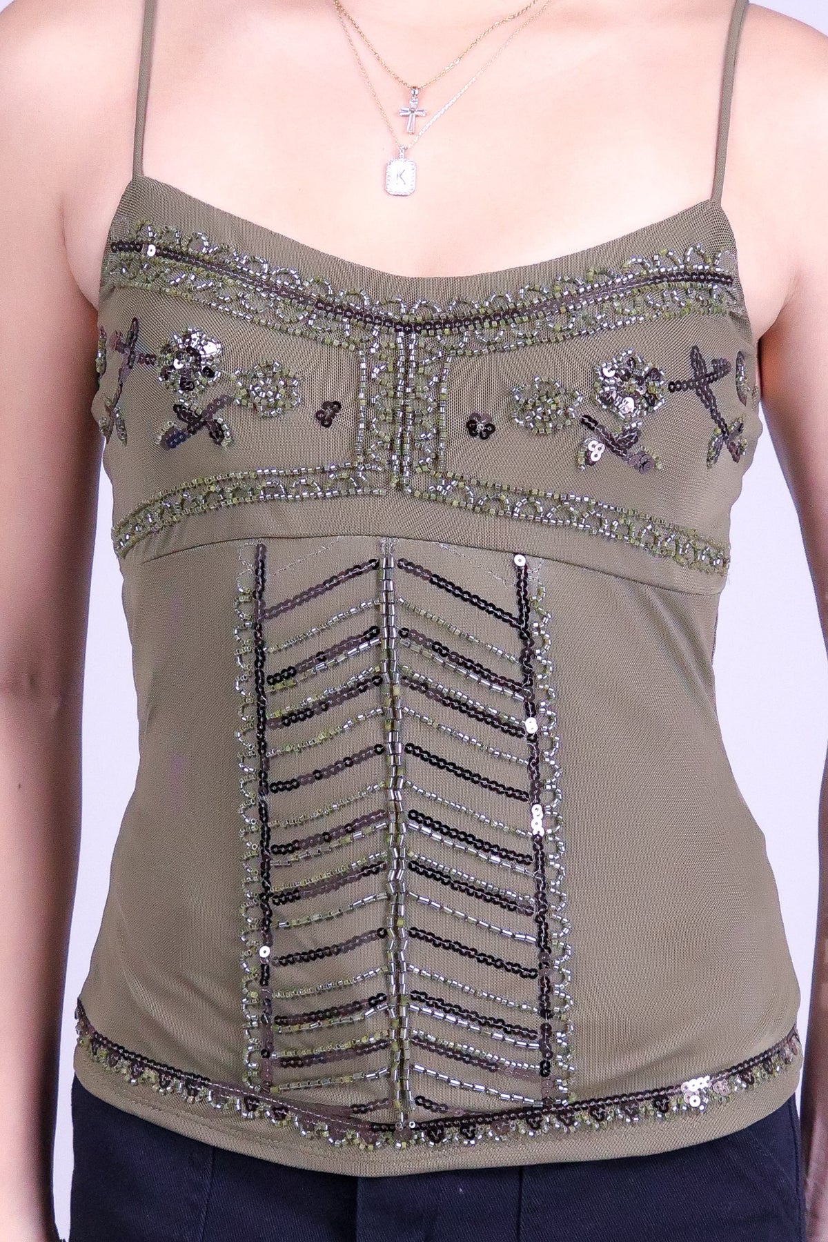 WISH UPON BEADED CAMI
