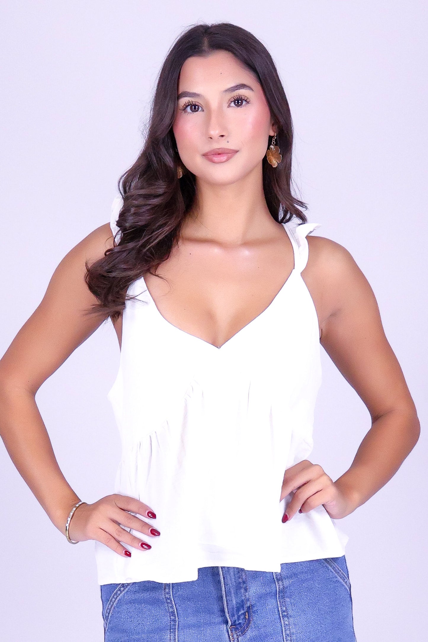 SUMMER BLOOM BABYDOLL TOP