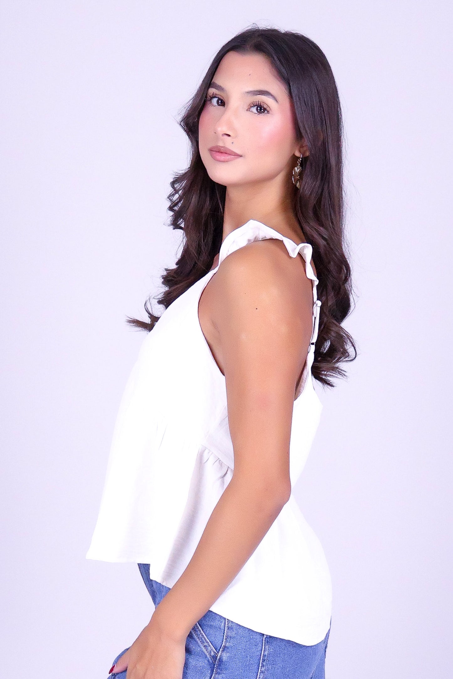 SUMMER BLOOM BABYDOLL TOP