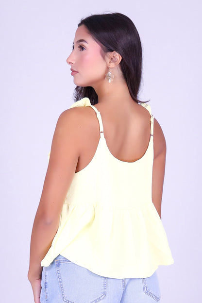 SUMMER BLOOM BABYDOLL TOP