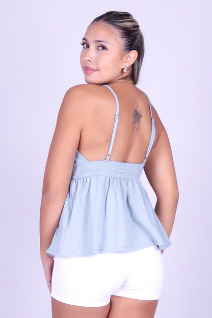 SUMMER EDIT BABYDOLL TOP