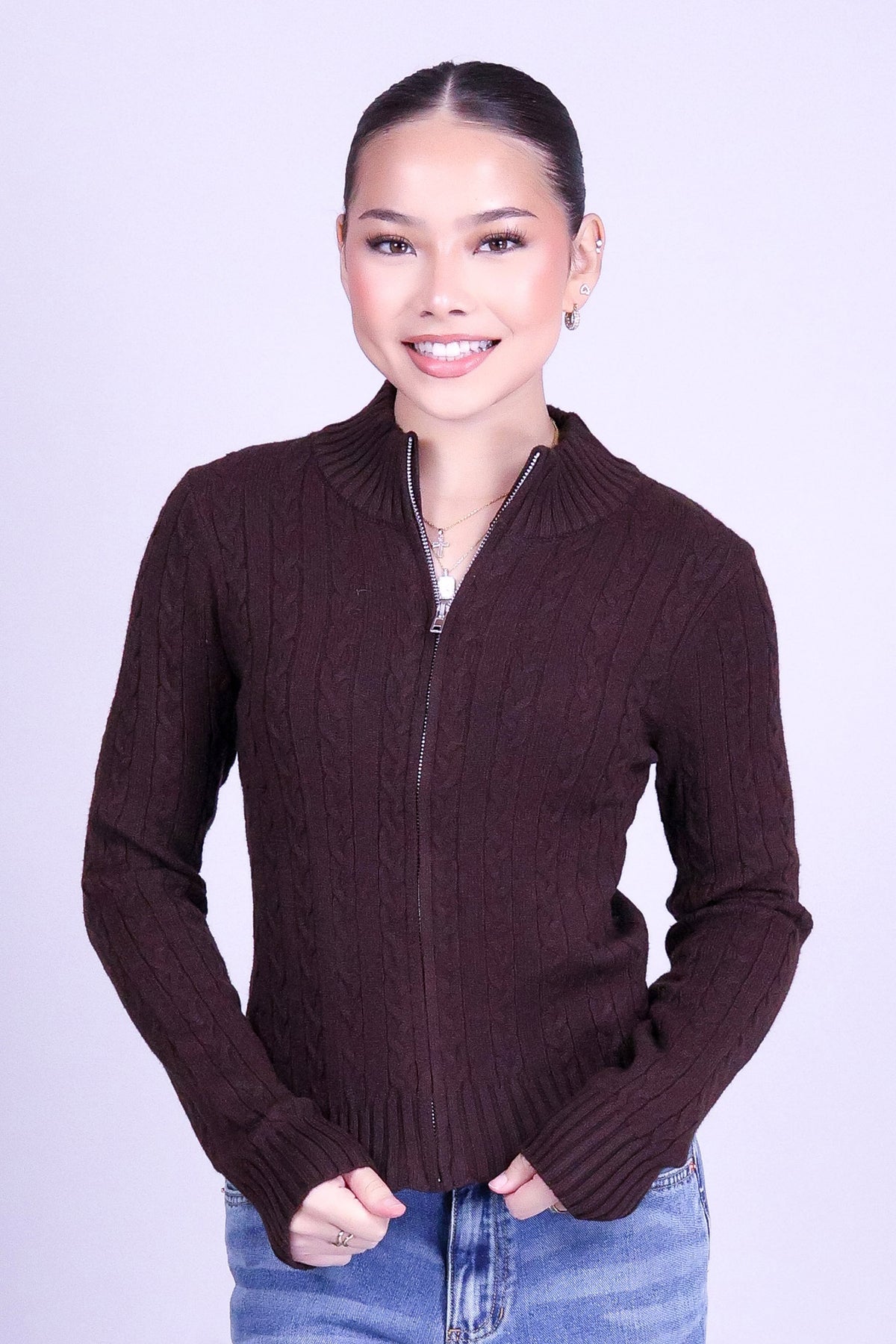 HERE FOR WINTER SWEATER CARDIGAN