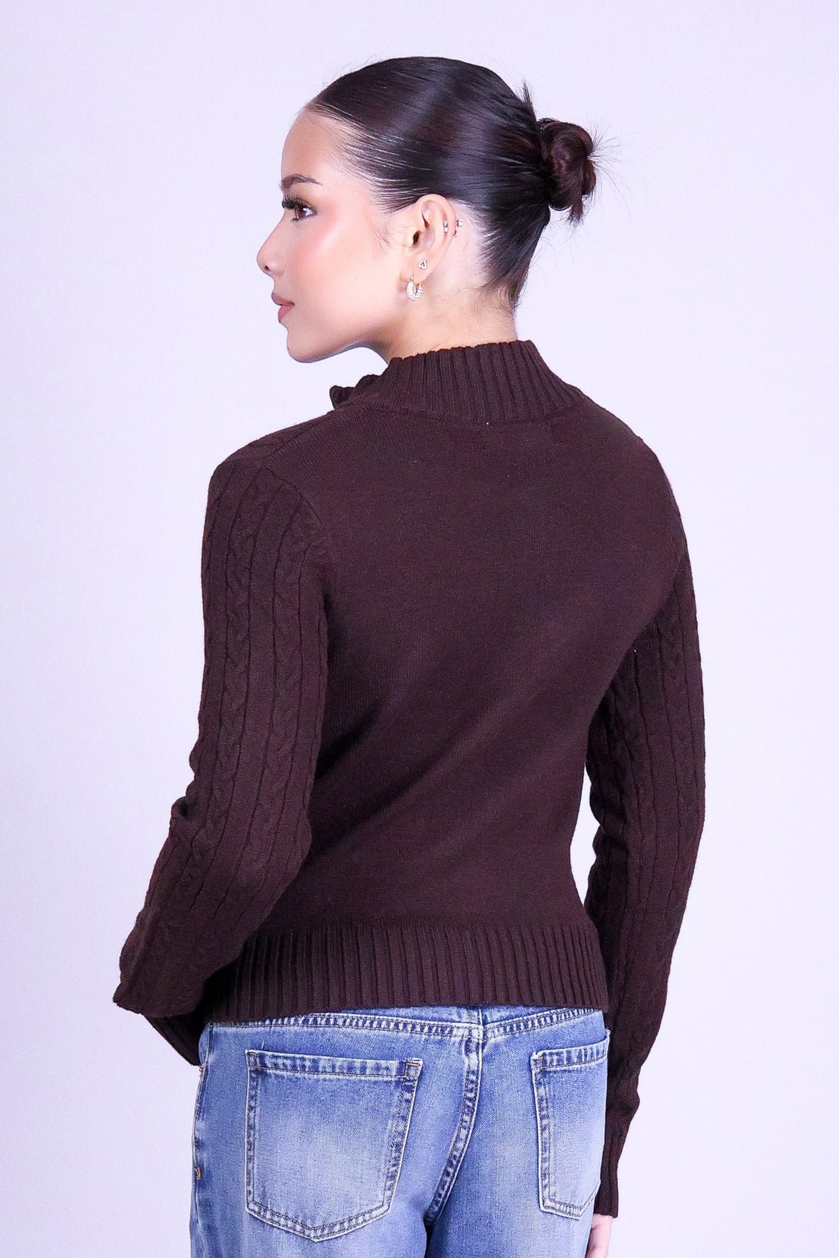 HERE FOR WINTER SWEATER CARDIGAN