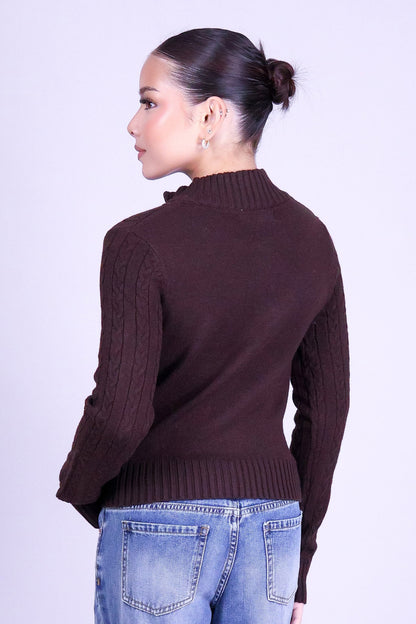 HERE FOR WINTER SWEATER CARDIGAN