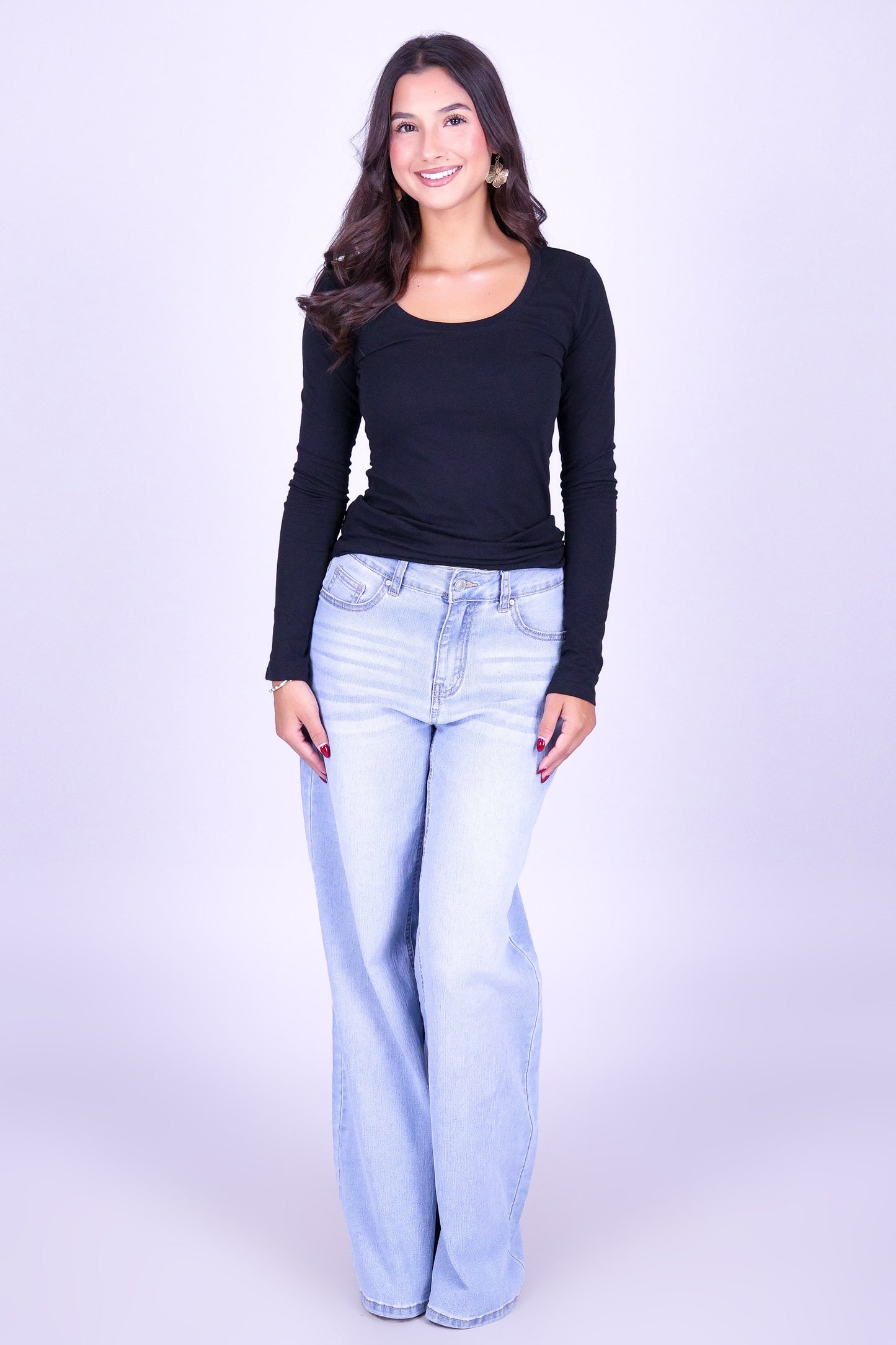 HOLD THAT THOUGHT LONG SLEEVE TOP