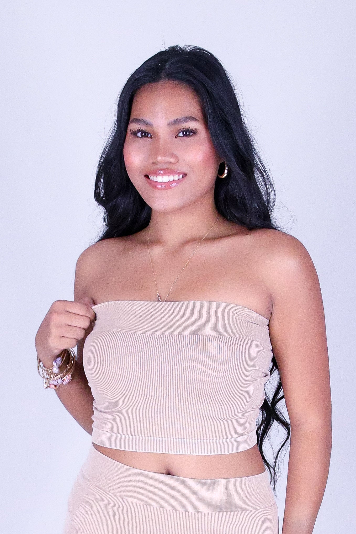 CONTOUR CODE CROP TUBE TOP