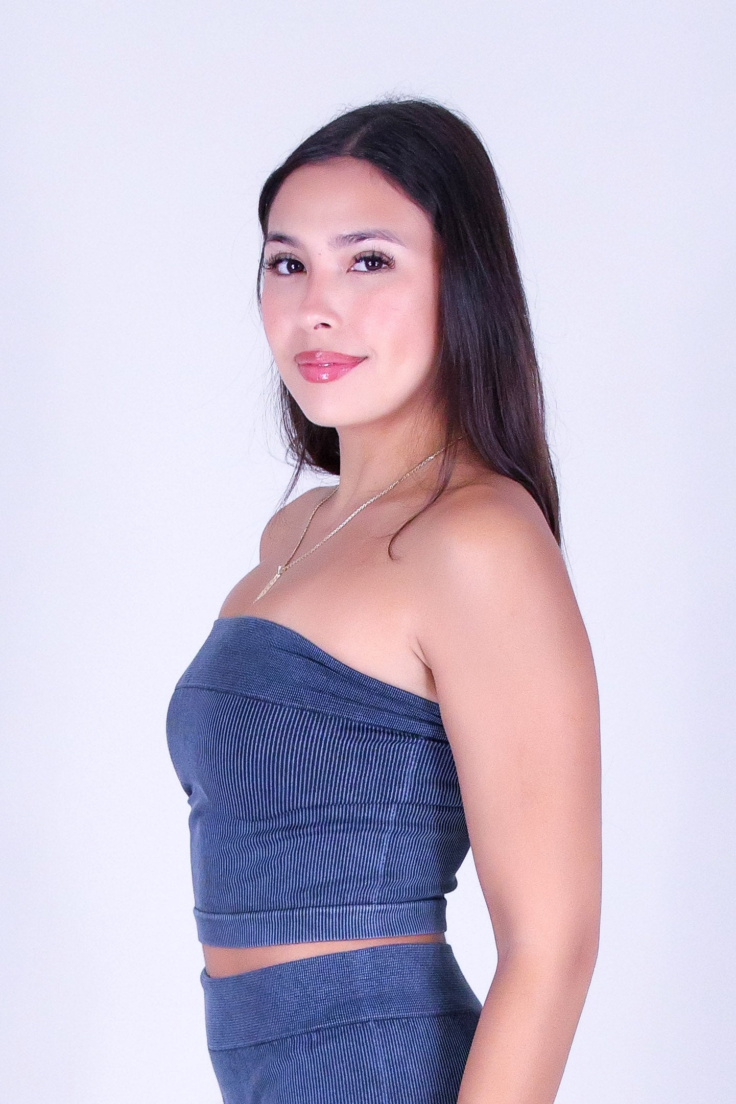 CONTOUR CODE CROP TUBE TOP