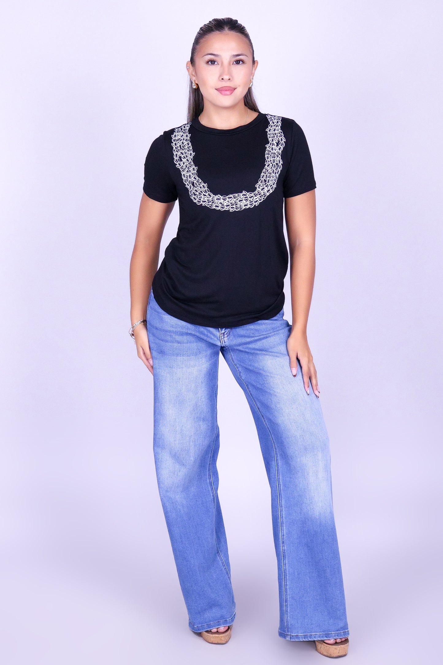 4 STRAND OUTLINE PIKAKE TEE