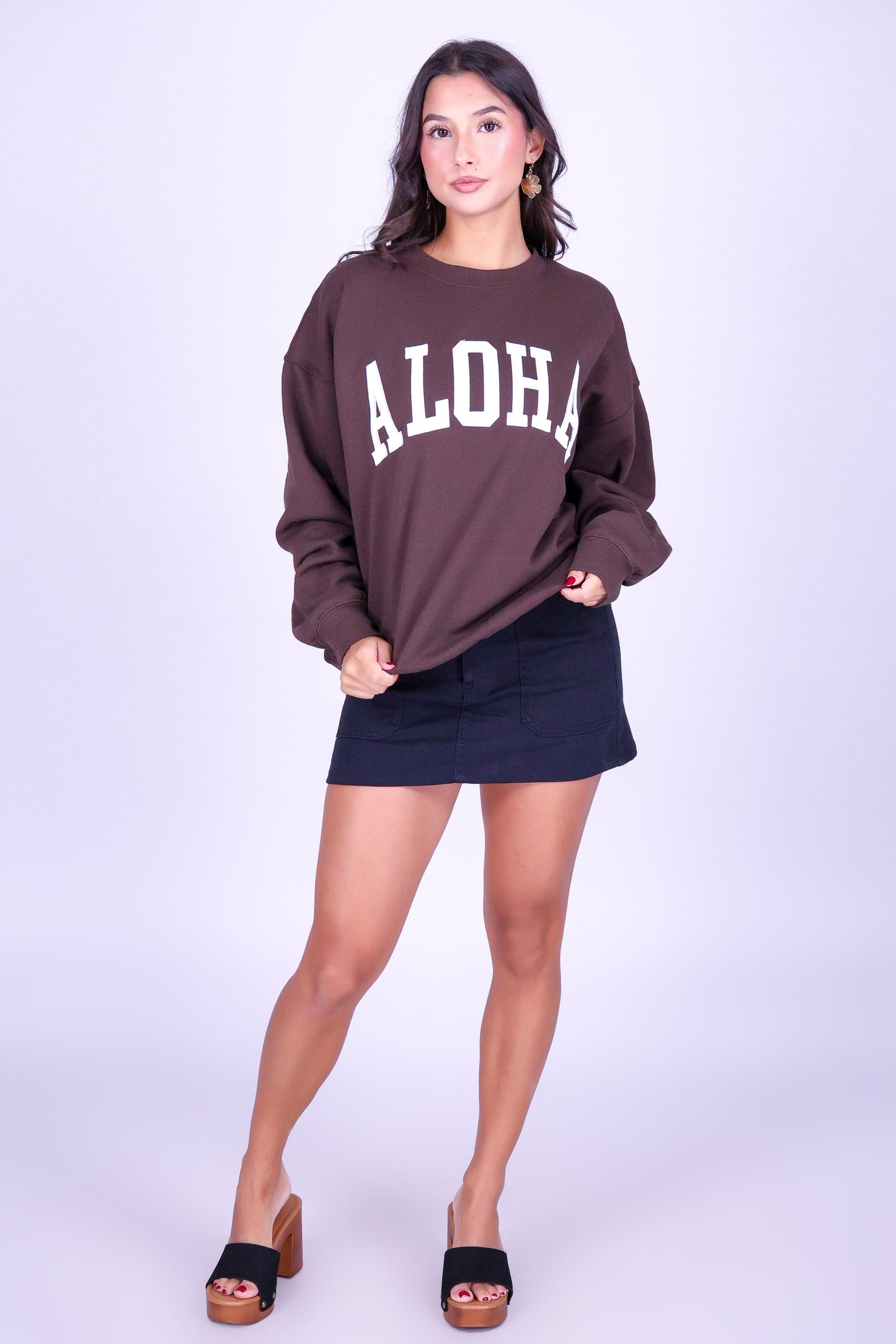 ALOHA PATCH SWEATER