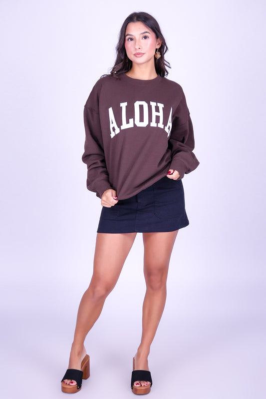 ALOHA PATCH SWEATER