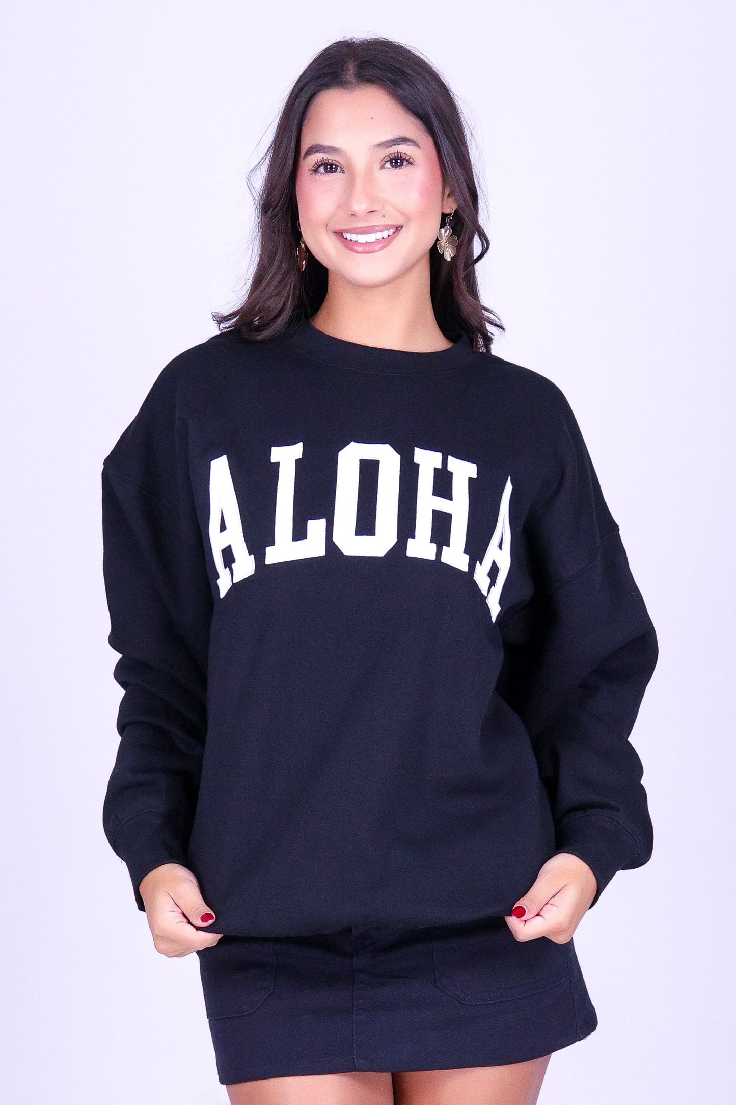 ALOHA PATCH SWEATER