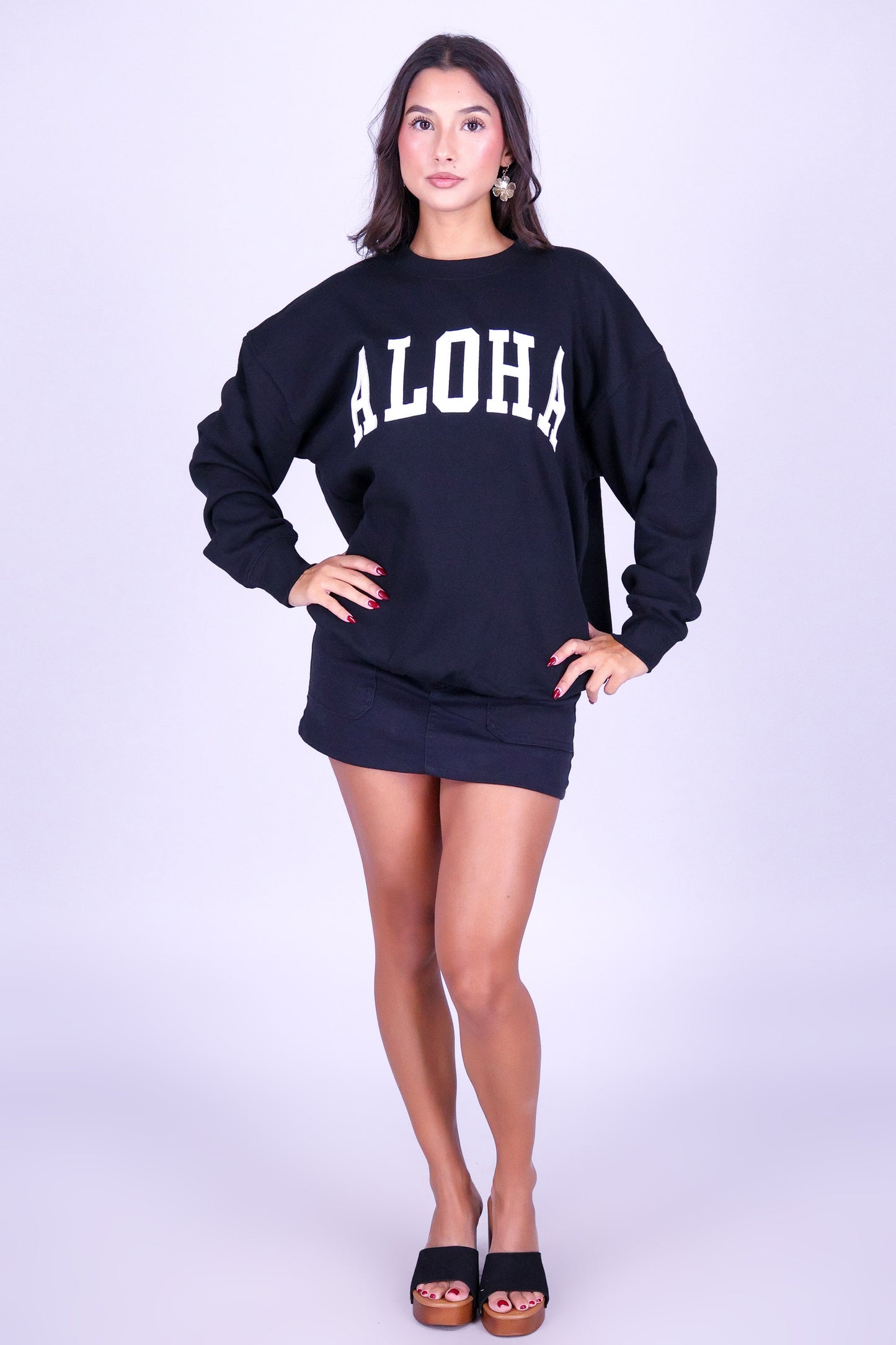 ALOHA PATCH SWEATER