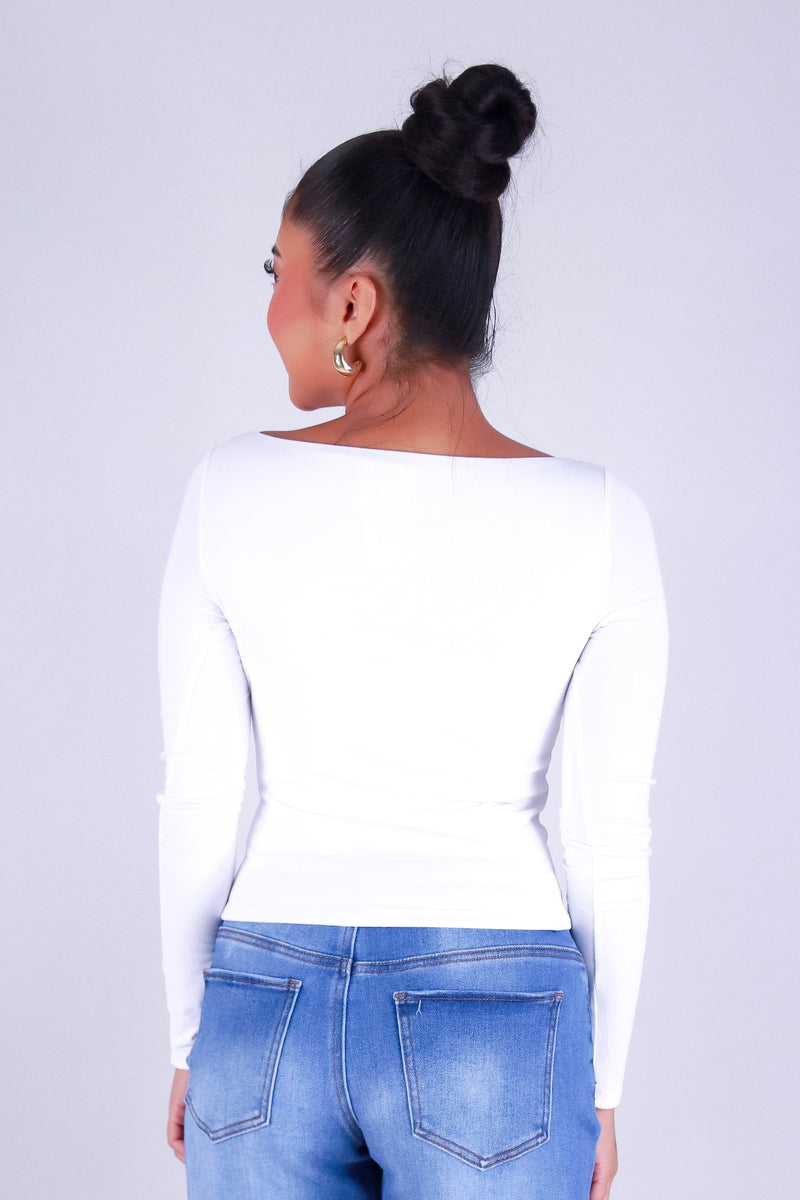 HARBOR GRACE LONG SLEEVE TOP