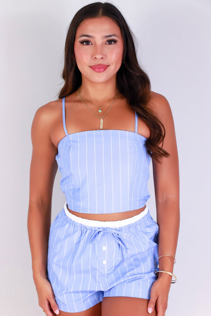 Jeans Warehouse Hawaii - MATCHING SEPARATES - LINE IT UP CROP TOP | By ALMOST FAMOUS