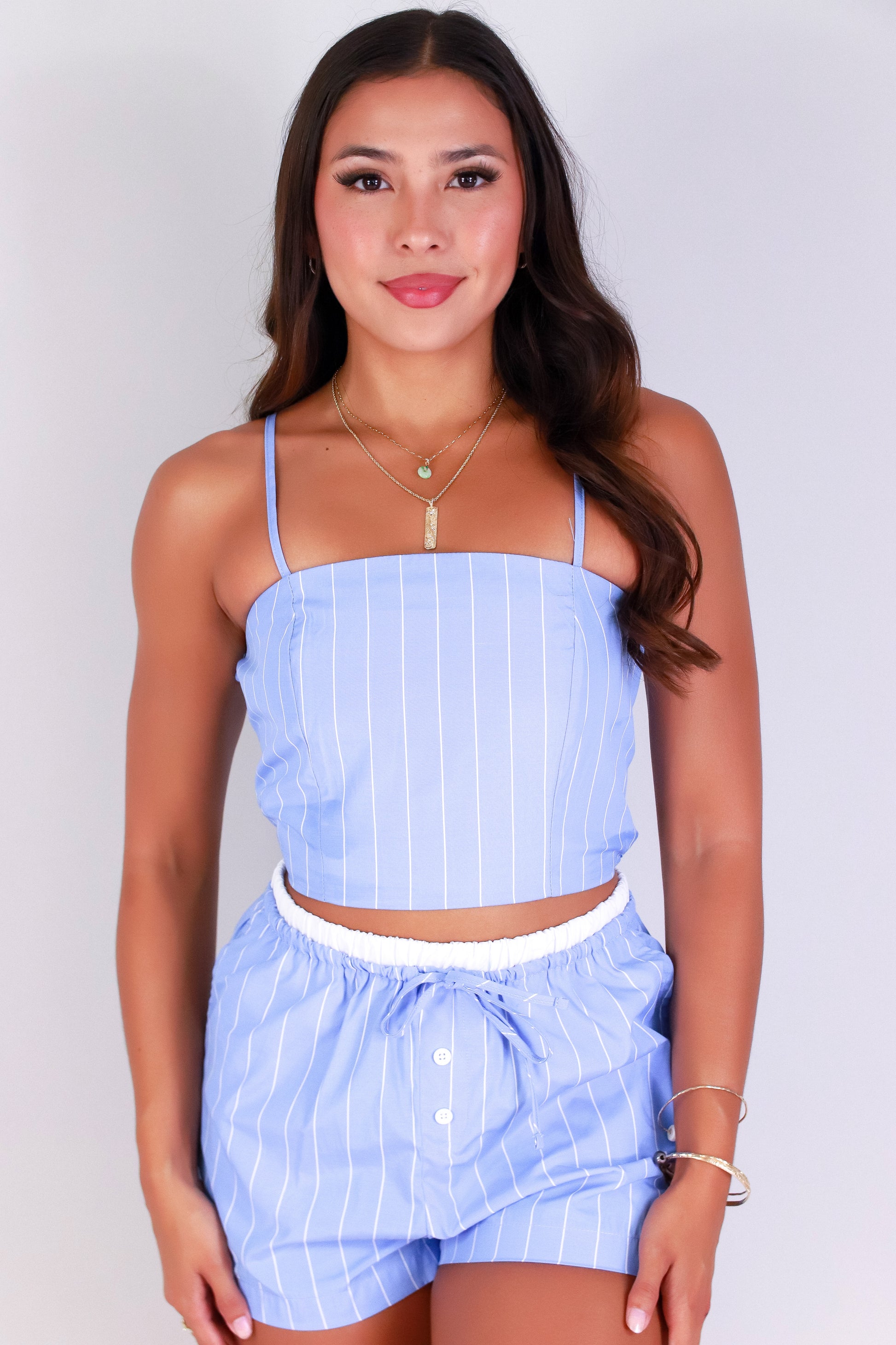 Jeans Warehouse Hawaii - MATCHING SEPARATES - LINE IT UP SHORTS | By ALMOST FAMOUS