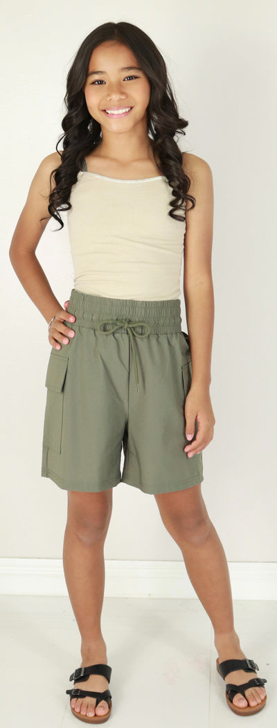 Jeans Warehouse Hawaii - BOTTOMS 7-16 - CATCH ME THERE SHORTS | KIDS SIZE 7-16 | By DANIEL L