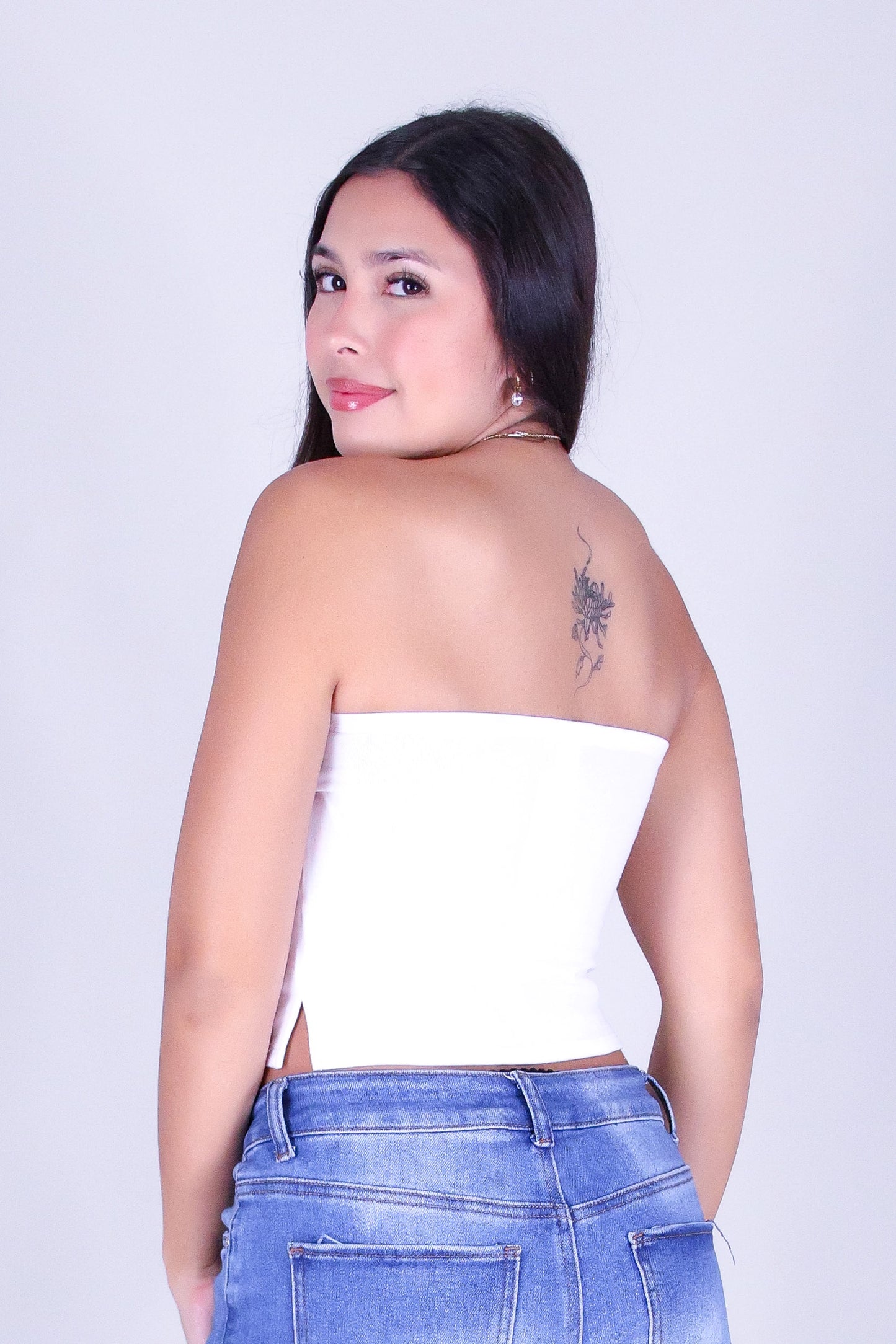 BARE SUMMER CROP TUBE TOP