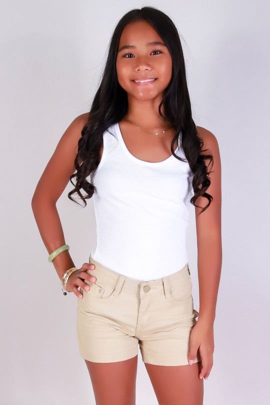 MAKING IT CUTE SHORT | KIDS SIZE 7-16