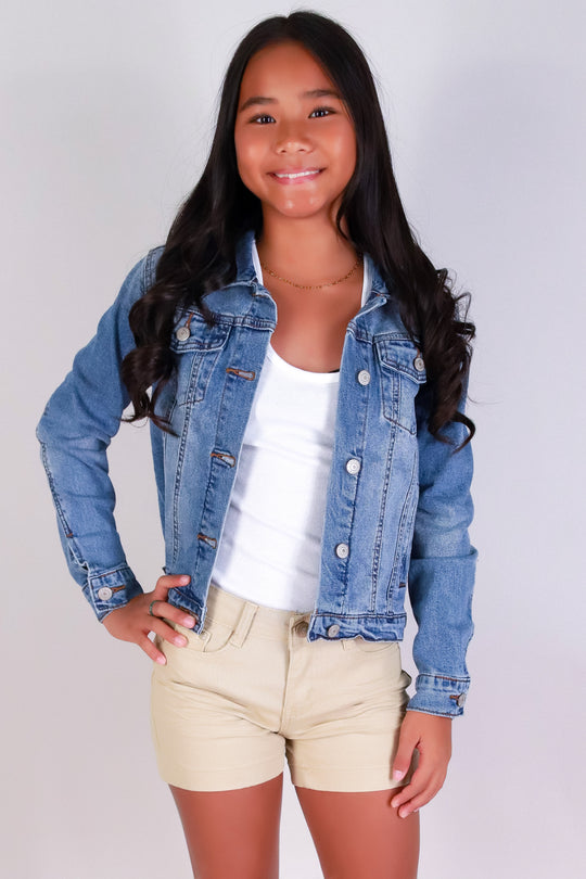 FOREVER DENIM JACKET | KIDS SIZE 7-16