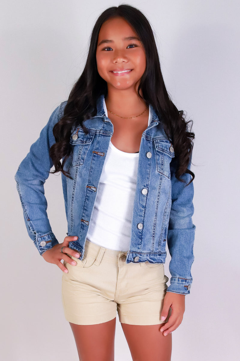 Jeans Warehouse Hawaii - JACKETS 7-16 - FOREVER DENIM JACKET | KIDS SIZE 7-16 | By ULTIMATE OFFPRICE