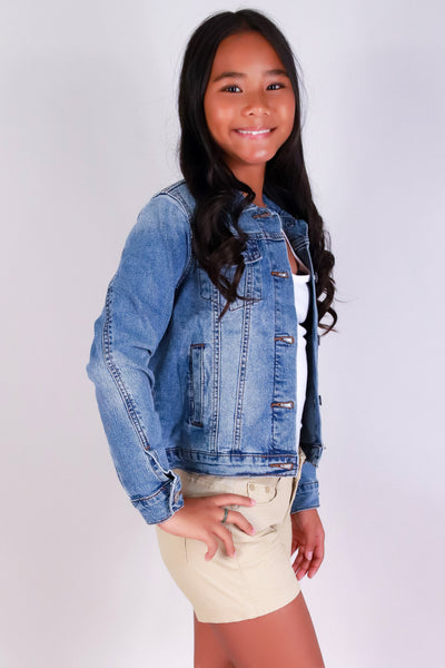 Jeans Warehouse Hawaii - JACKETS 7-16 - FOREVER DENIM JACKET | KIDS SIZE 7-16 | By ULTIMATE OFFPRICE