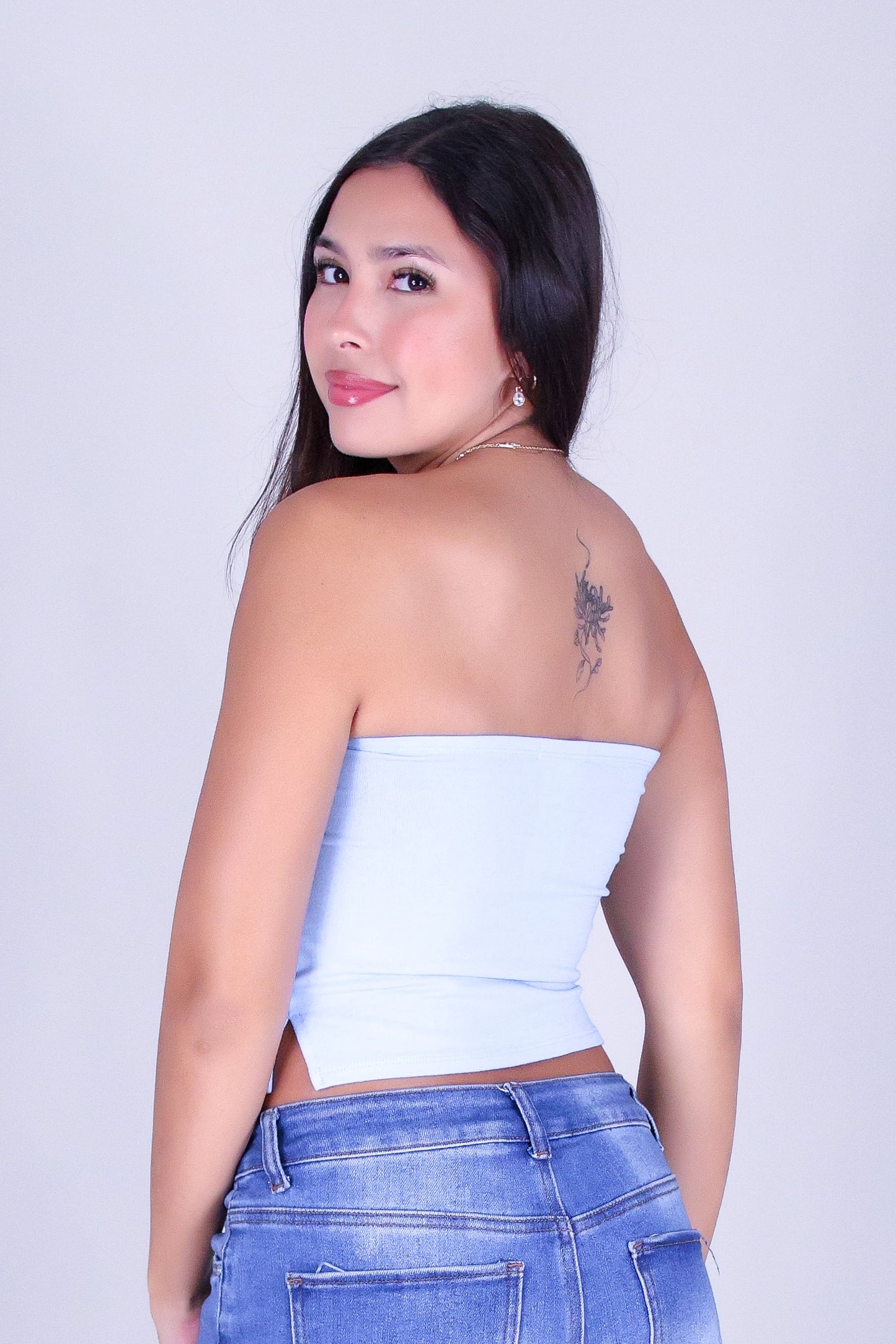 BARE SUMMER CROP TUBE TOP