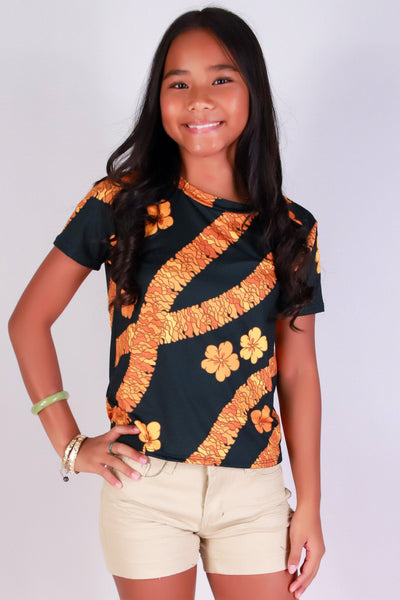 Jeans Warehouse Hawaii - S/S PRINT 7-16 - ILIMA TEE | KIDS SIZE 7-16 | By LUZ