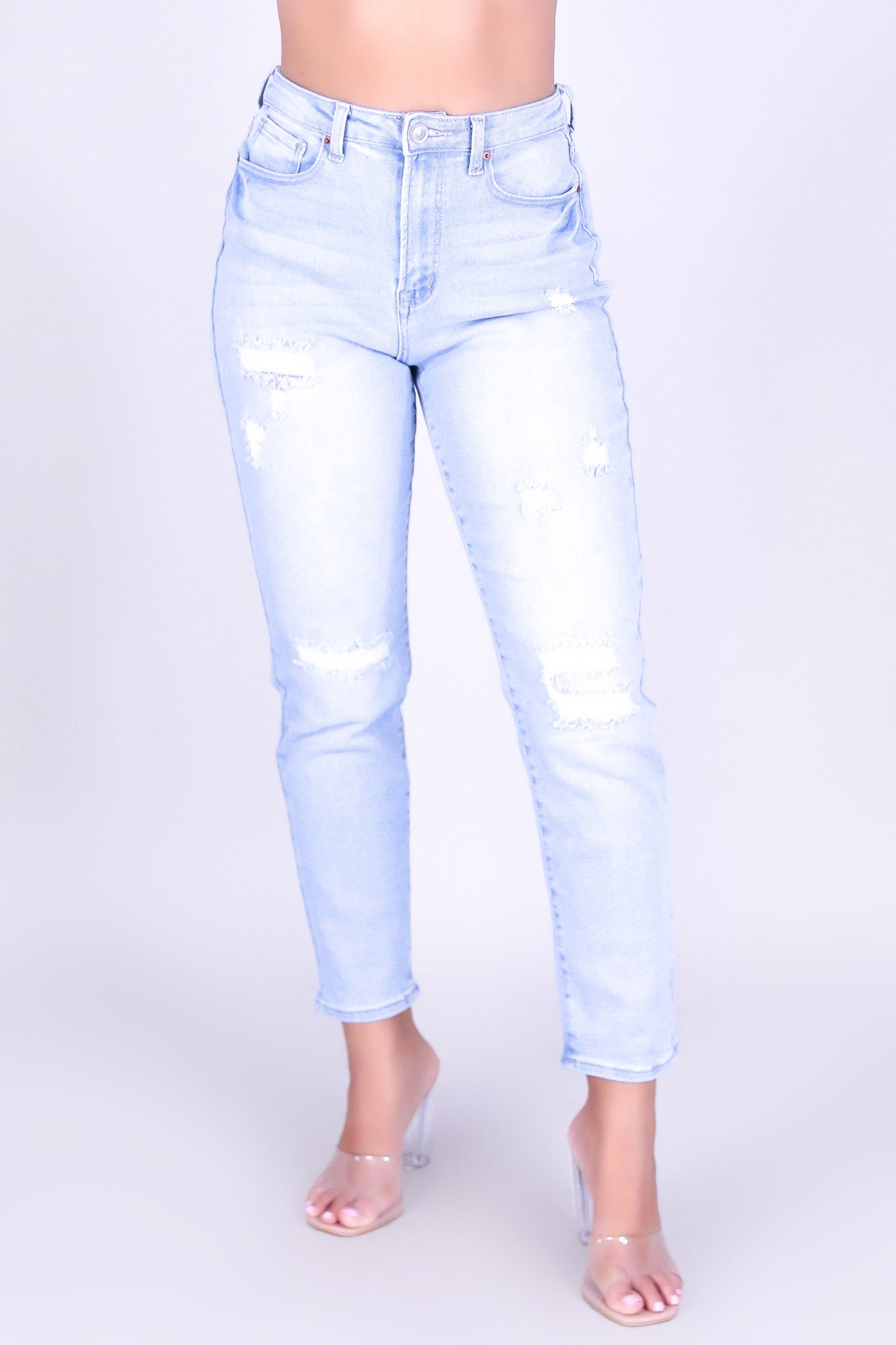 WEEKEND BLUES MOM JEANS