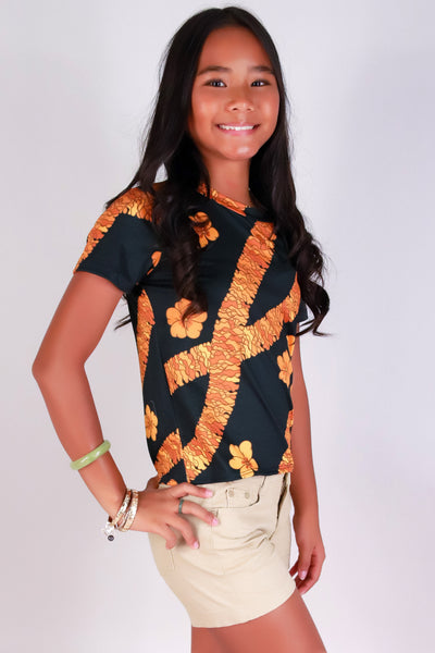 Jeans Warehouse Hawaii - S/S PRINT 7-16 - ILIMA TEE | KIDS SIZE 7-16 | By LUZ
