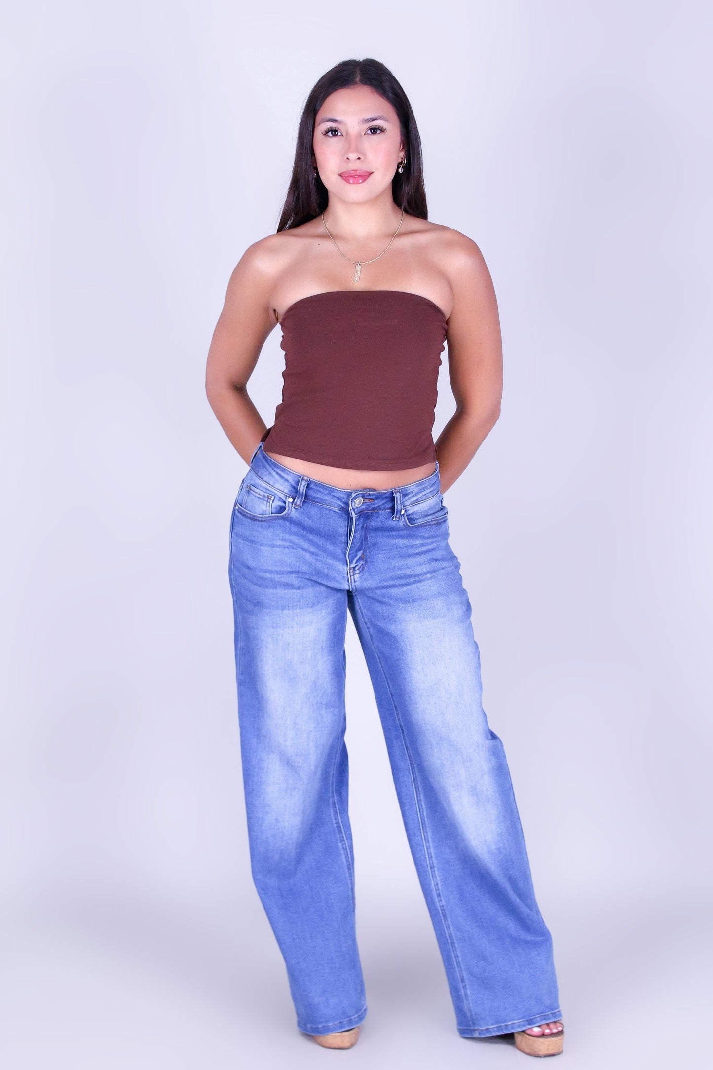 BARE SUMMER CROP TUBE TOP