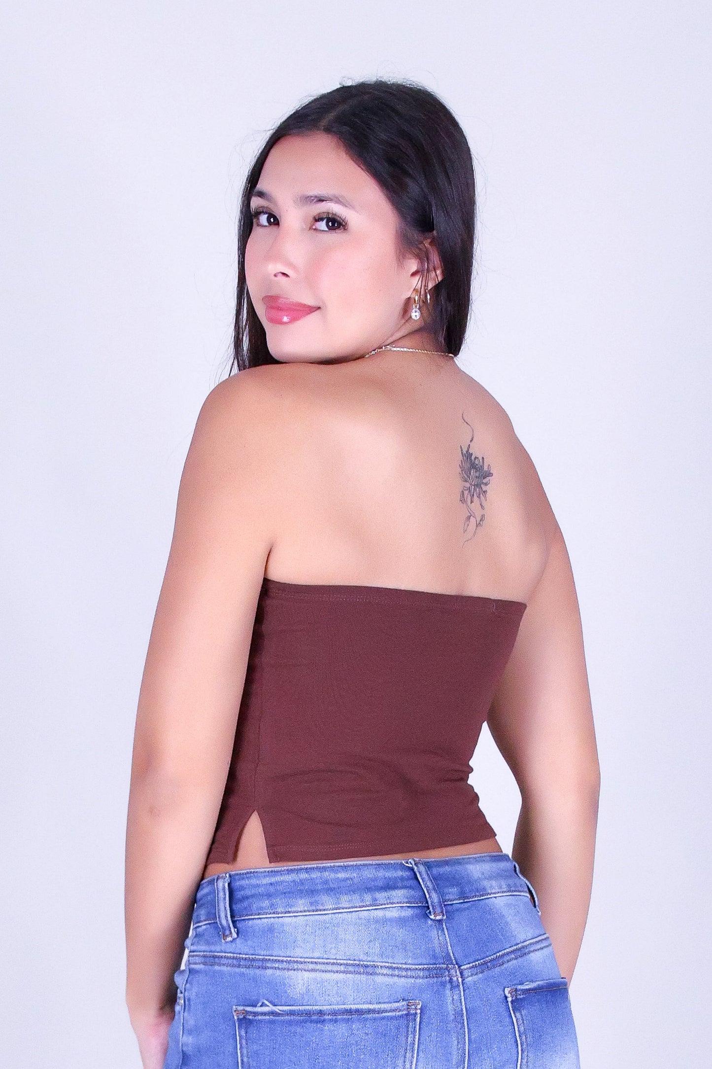 BARE SUMMER CROP TUBE TOP