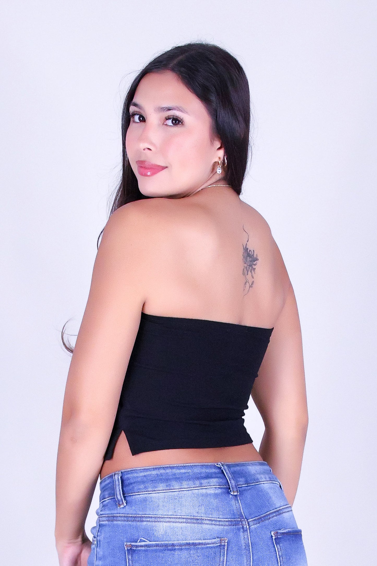 BARE SUMMER CROP TUBE TOP