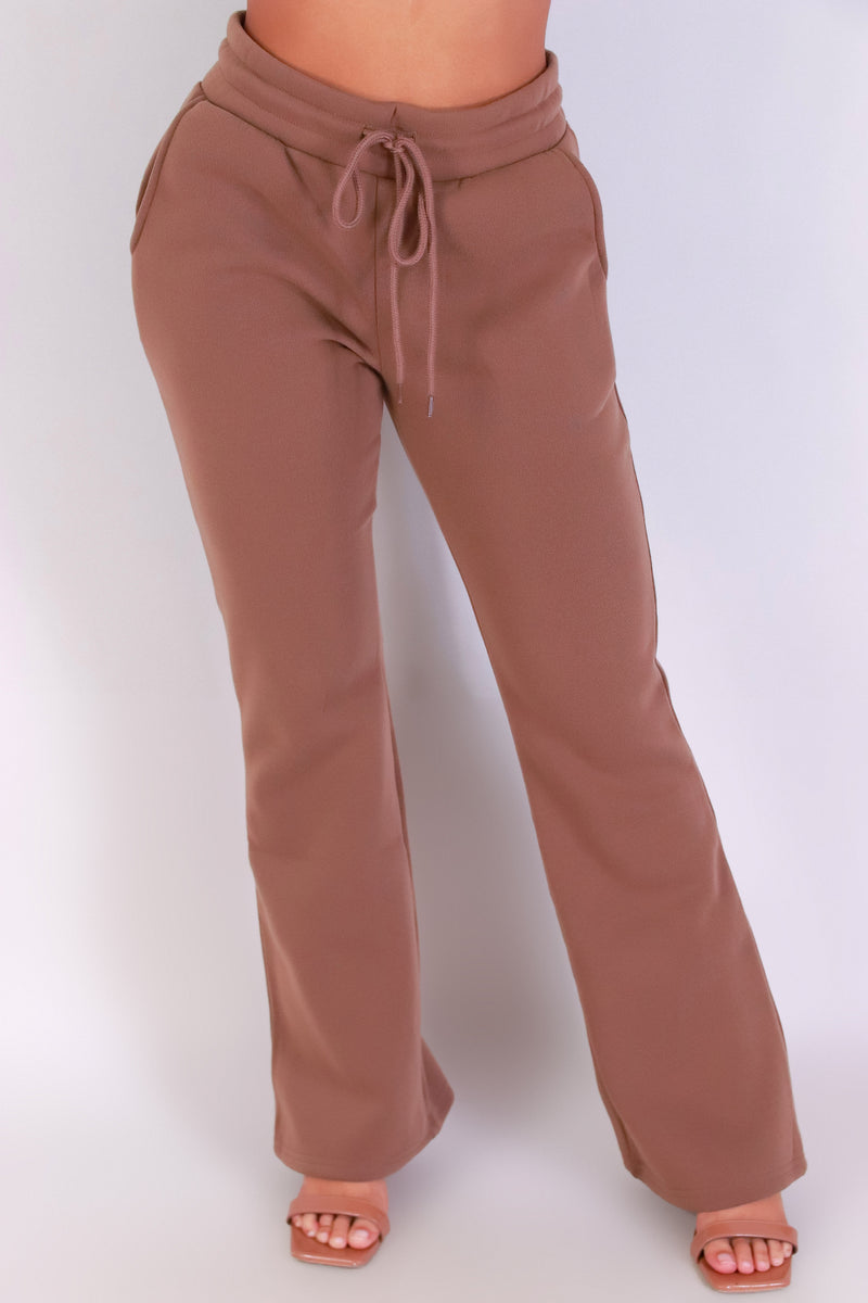 Jeans Warehouse Hawaii - ACTIVE KNIT PANT/CAPRI - COZY HOUR PANTS | By AMBIANCE APPAREL