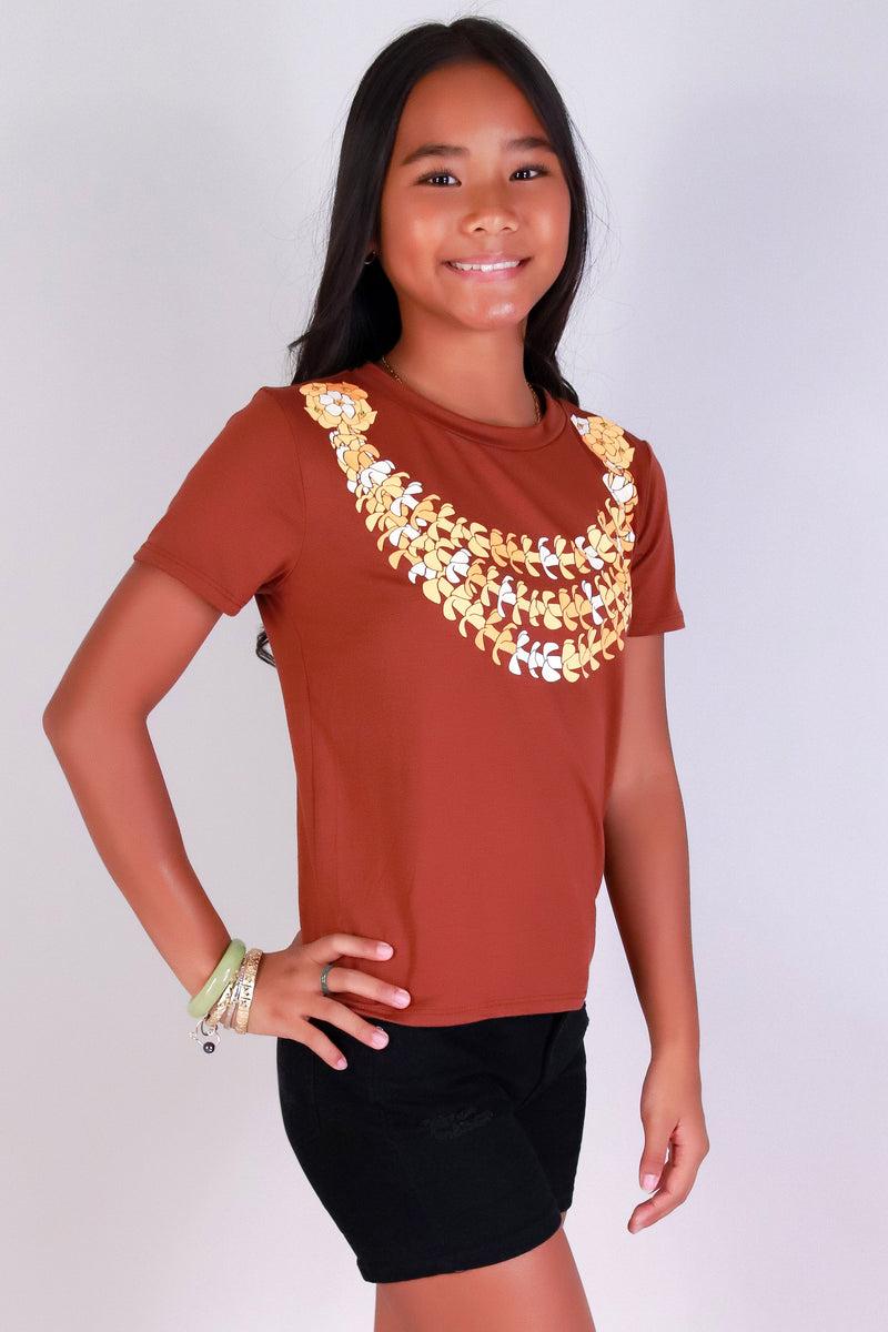 Jeans Warehouse Hawaii - S/S PRINT 7-16 - HAPA PUAKENIKENI TEE | KIDS SIZE 7-16 | By LUZ
