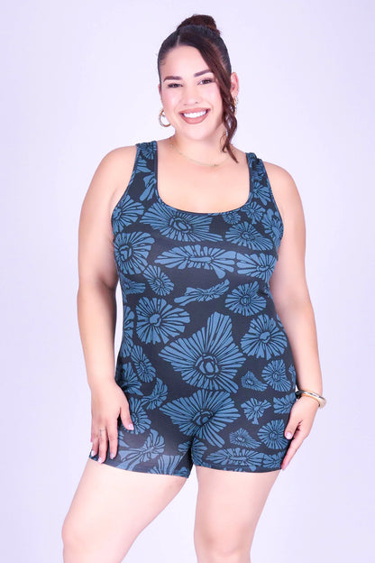 ISLAND OPIHI SHELLS CATSUIT ROMPER