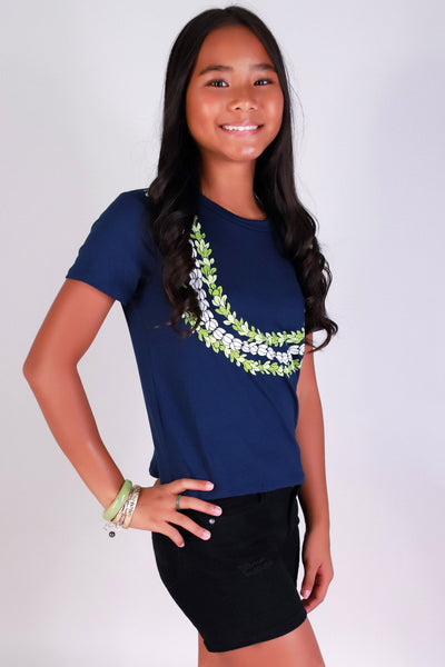 Jeans Warehouse Hawaii - S/S PRINT 7-16 - PAKALANA PIKAKE TEE | KIDS SIZE 7-16 | By LUZ