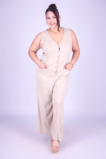 CASUAL MOOD NO WAIST JUMPSUIT