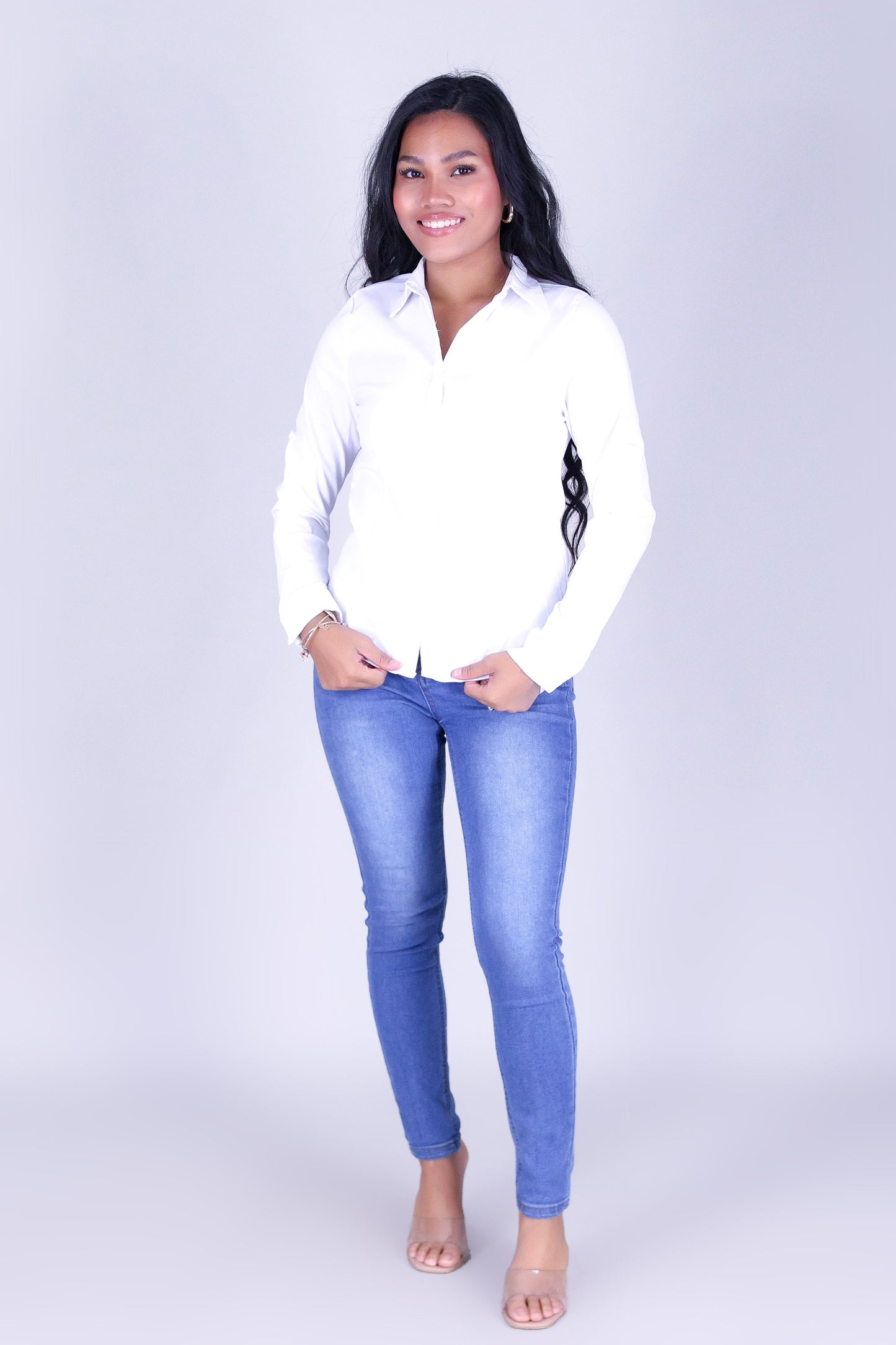 THE CLASSIC EDIT BUTTON DOWN TOP