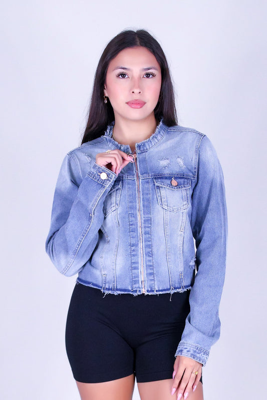 NIGHT RIDER MOTO DENIM JACKET