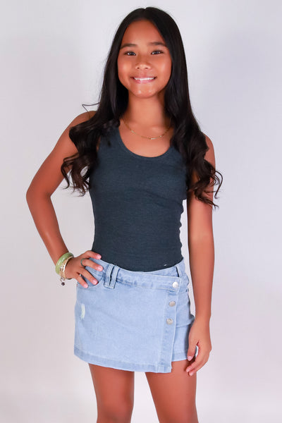 Jeans Warehouse Hawaii - SKIRTS 7-16 - SKIP & HOP SKORT | KIDS SIZE 7-16 | By YMI JEANS